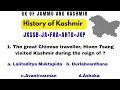 History of Kashmir | GK of J&K | Top 20 Mcqs | For JA, Lab Att, FAA, JKP, JKPSI