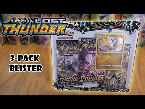 pokemon lost thunder 3 card pack S&M - The Lost Thunder expansion is known for its diversity of Pokémon and the ability to develop strong combinations 🔥2018 POKEMON SUN AND MOON