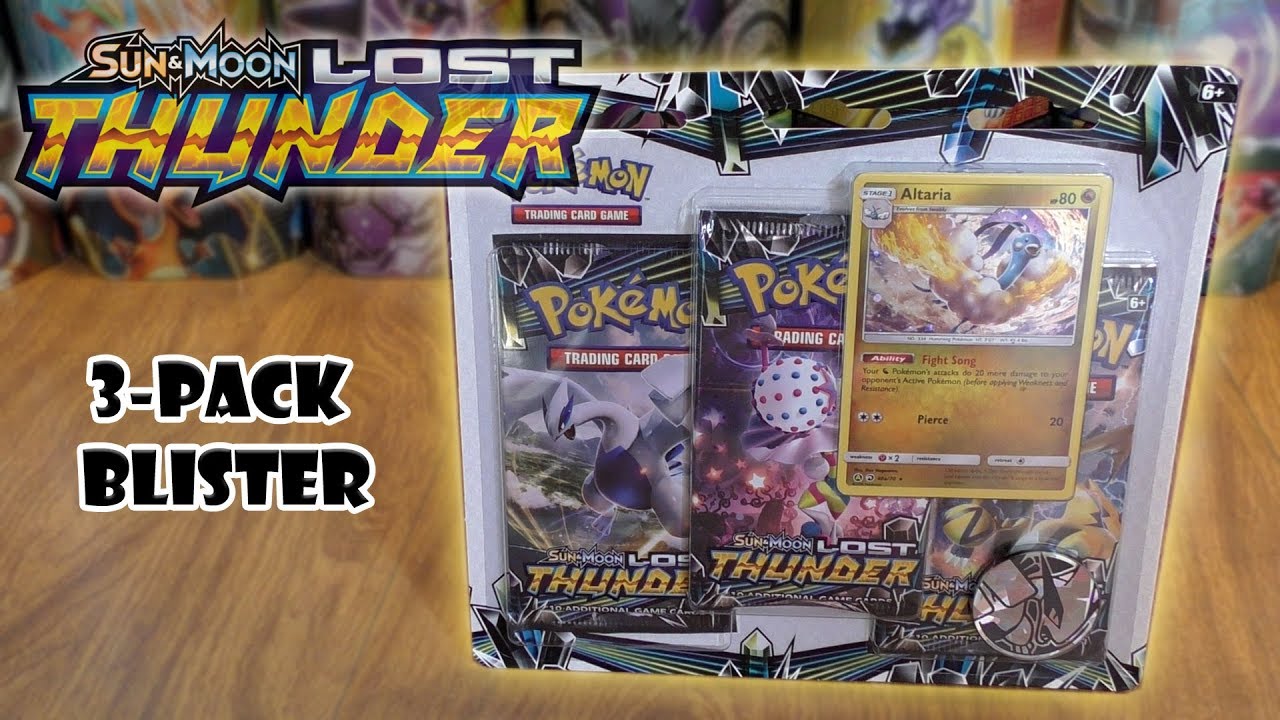 Lost Thunder 3-Pack Blister Opening