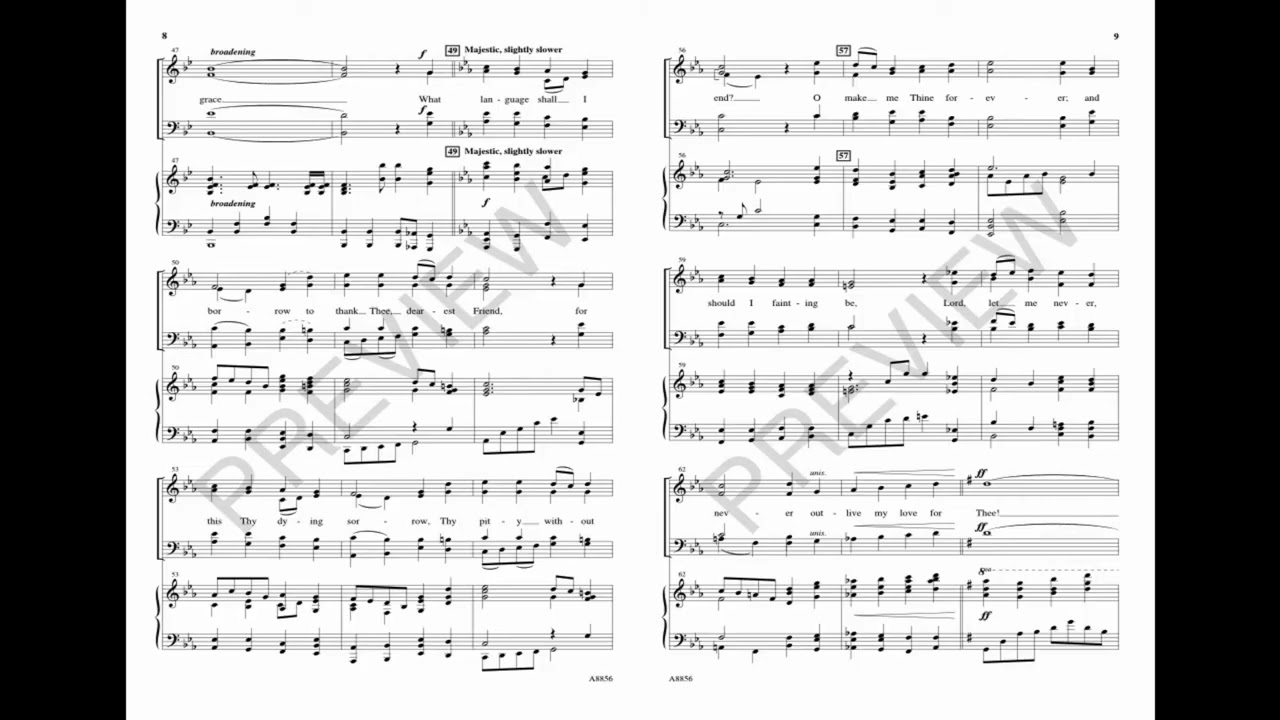 O Sacred, Wondrous Love Soprano