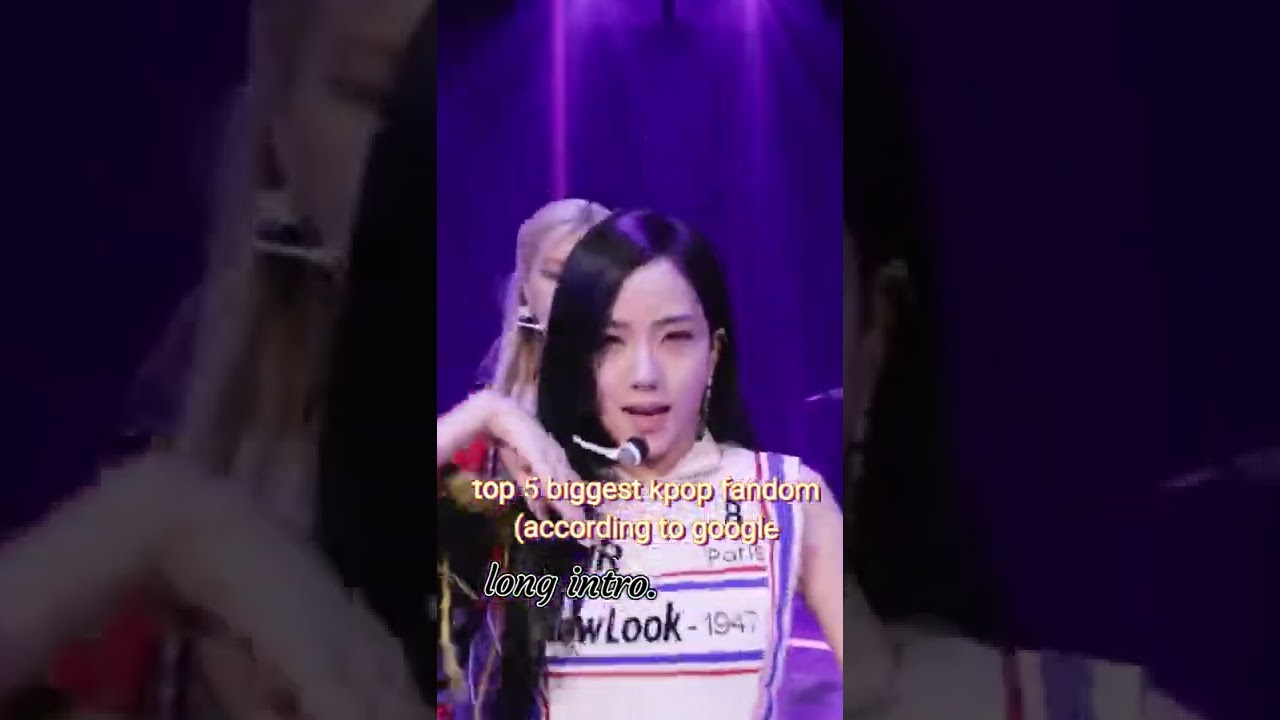 top 5 biggest kpop fandom ( according to google) bts blackpink 