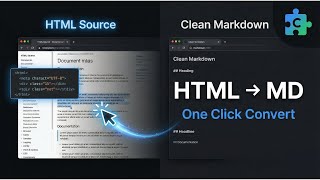 Convert HTML website into Markdown!