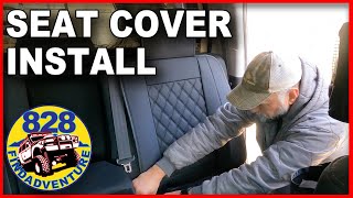 How to install new Seat Covers Toyota Tundra, complete install of the Coverado