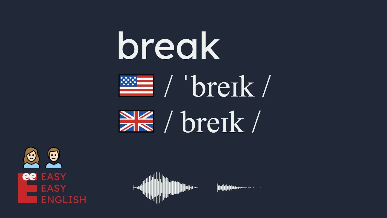 How to pronounce break? US English UK English IPA Audio Waveform 👩👨 How ...
