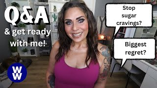 WEIGHT LOSS Q&A PART 2 - GET READY W/ ME WHILE I ANSWER ALL YOUR BURNING QUESTIONS! WEIGHT WATCHERS screenshot 5