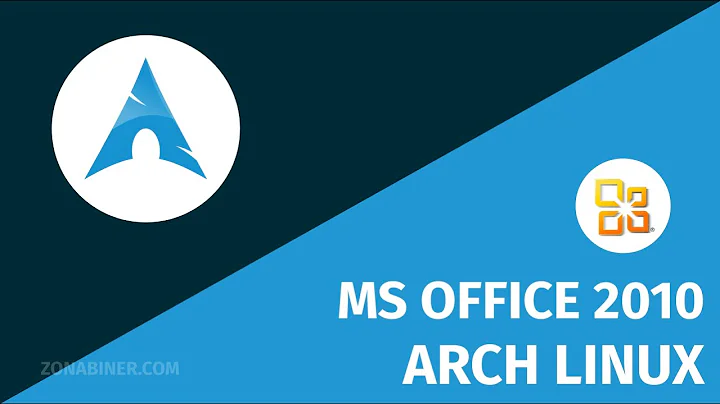 Tutorial Arch Linux : How to Install Microsoft Office 2010 on Arch Linux Using Latest Wine Version