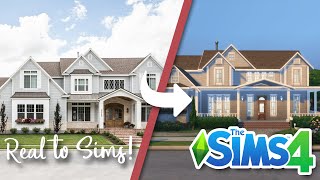 REAL TO SIMS Sweet Family House Speed Build (BASE GAME) 💖 | The Sims 4