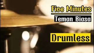 Drumless Backing Tracks Five Minutes Teman Biasa#drumless#drumcover#fiveminutes