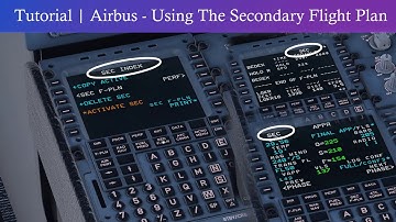 Airbus | Using the Secondary Flight Plan X-Plane 12.2.0 #xplane12 #aviation