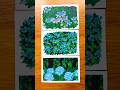 Acrylic Painting　3種類のアクリル絵の具を使って紫陽花のイラストを描いてみた