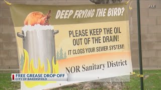 Free grease and cooking oil drop off in Bakersfield