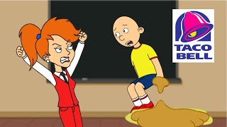 Caillou Eats Taco Bell for Lunch/Has Diarrhea in Class/Grounded/Turned into a Ginger