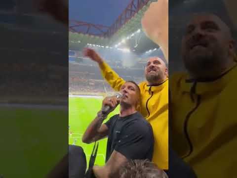 Marco Materazzi festeggia