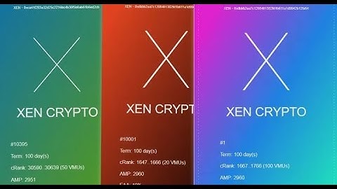 Minting XENFT & Which is BETTER to Mint?! [CRYPTOAUDIKING]