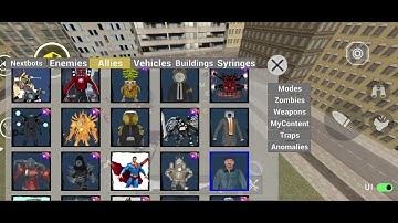 Nextbots in playground mod updated new hungry cat worm added hungry worm snake chasingnextbots