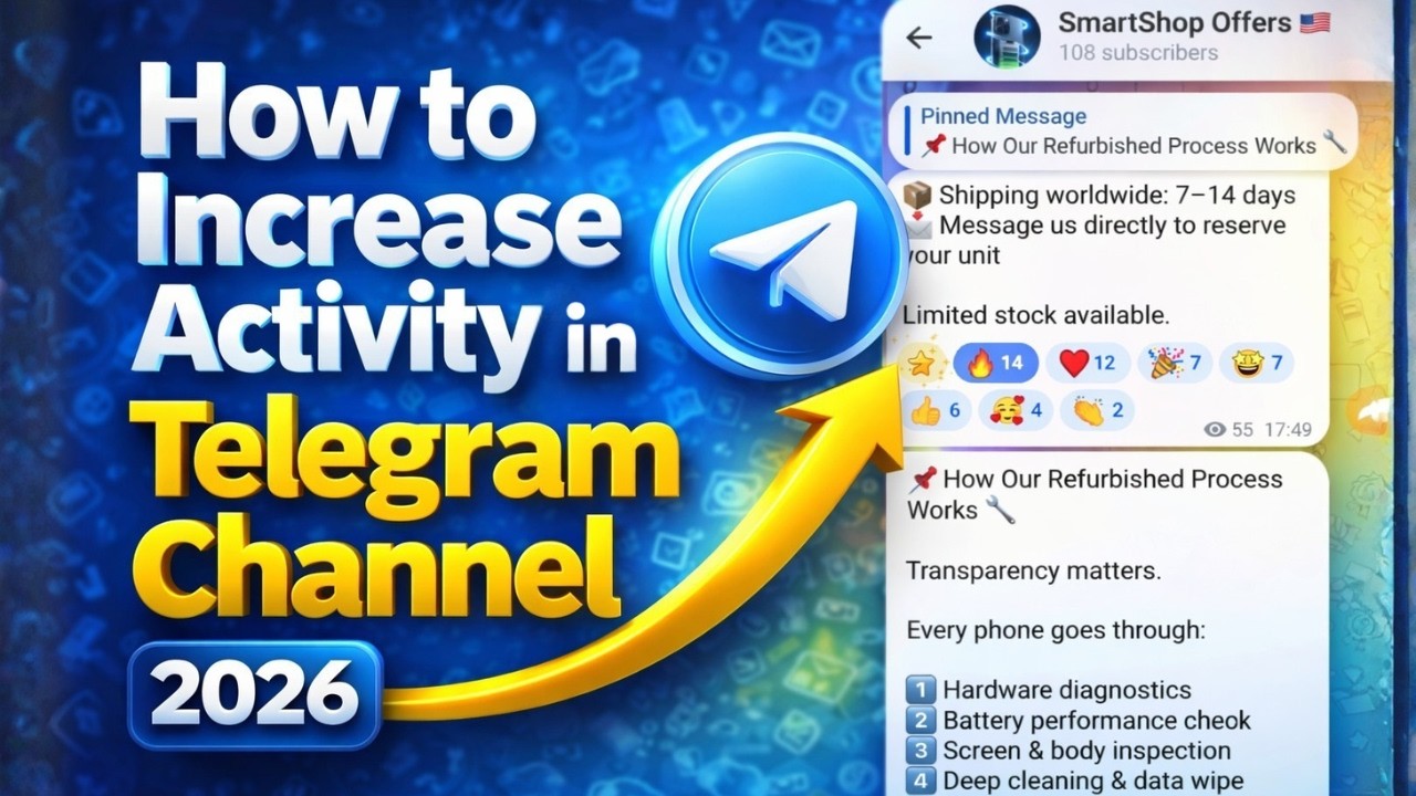 How to Increase Activity on Telegram Channel Fast in 2026