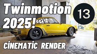 Twinmotion 2025 🔥 Sports Car Garage Render | Real or CGI? #13