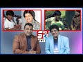 Bollywood actor jr mehmood with md sharfuddin at sach news studio  hyderabad 