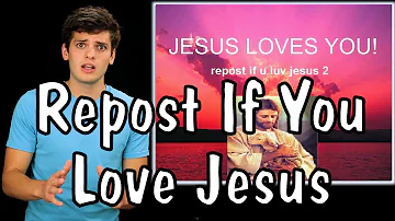 Messy Mondays: REPOST IF YOU LOVE JESUS