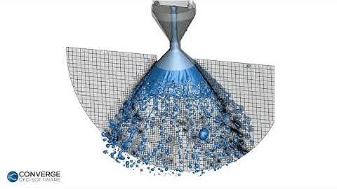 Simulating a Pressure Swirl Atomizer with CONVERGE