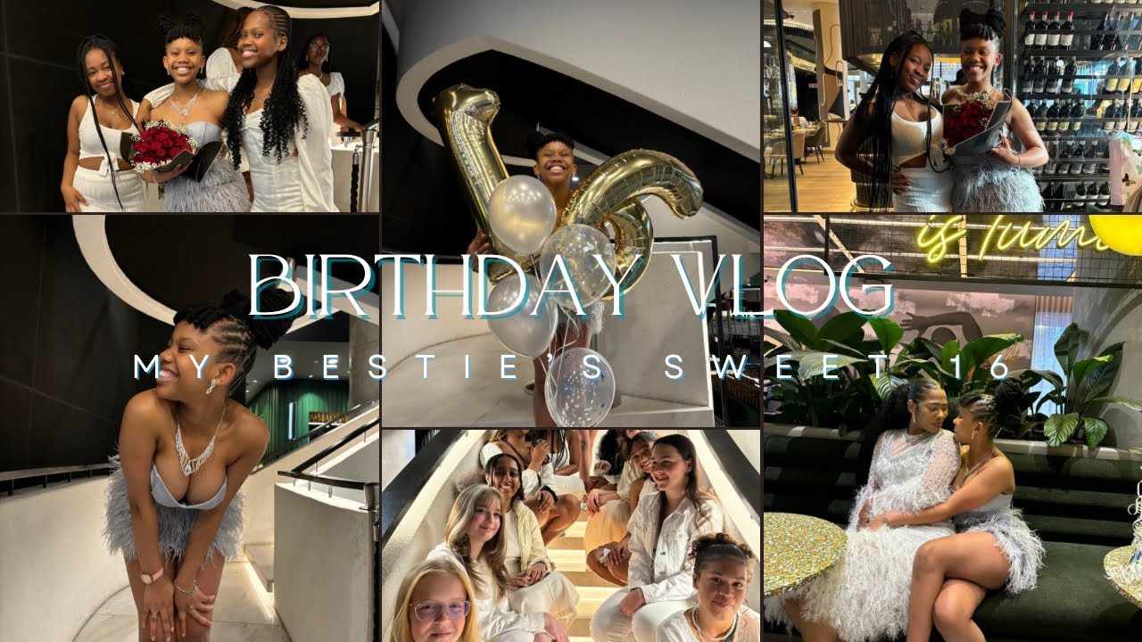 Видеоблог о дне рождения: СЛАДКИЕ 16 Уйи!!🩵 | ужин | фотосессия | подарки на день рождения и мног...
