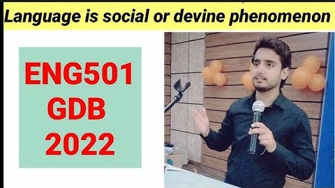 ENG501 GDB 1  Solution 2022 | ENG501 Solution of GDB 2022