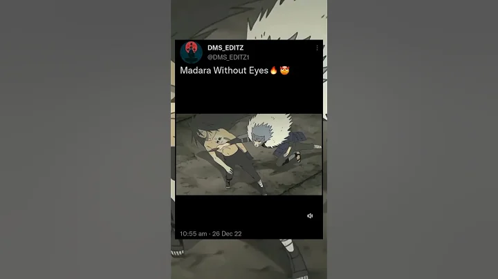 Madara Without Eyes🔥😈 | #naruto #madara #sasuke #animeedits