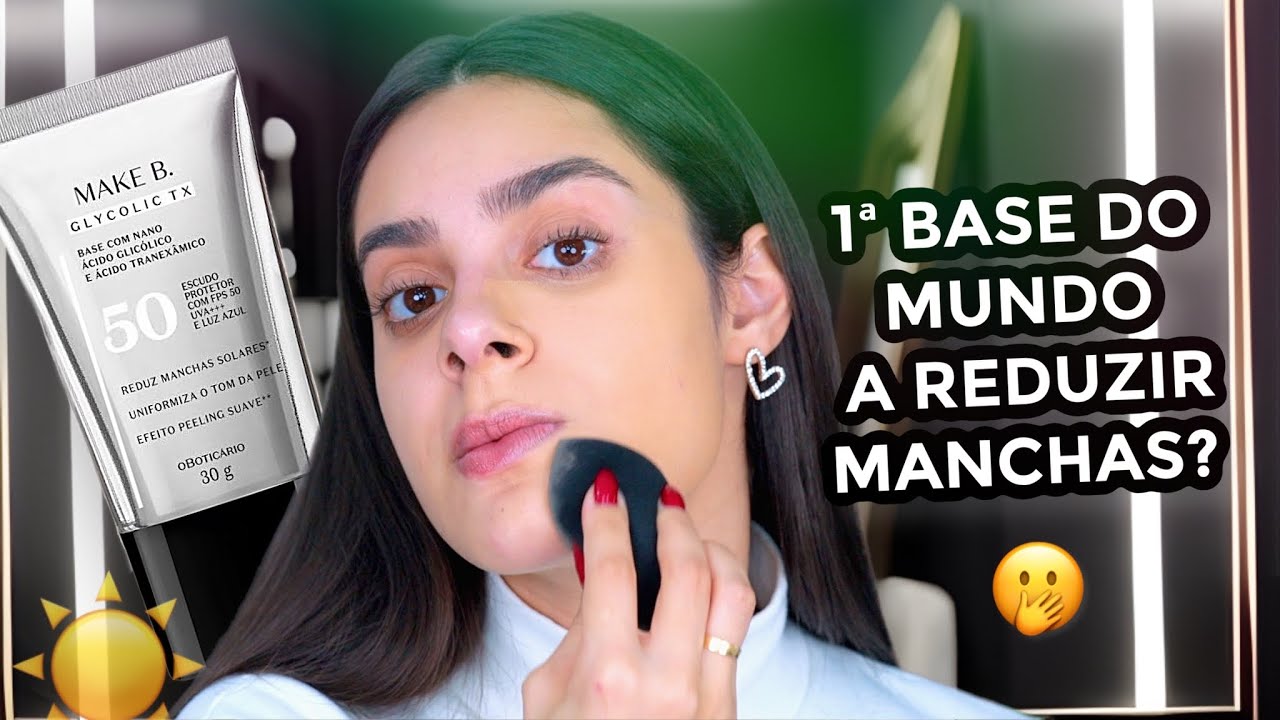 TESTEI a NOVA BASE do MOMENTO: GLYCOLIC TX O BOTICÁRIO! 😱