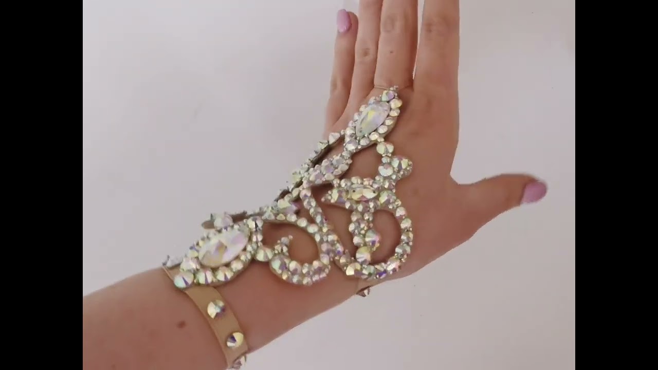 Bracelet for ballroom dance and belly dance by Alina Dance Jewelry