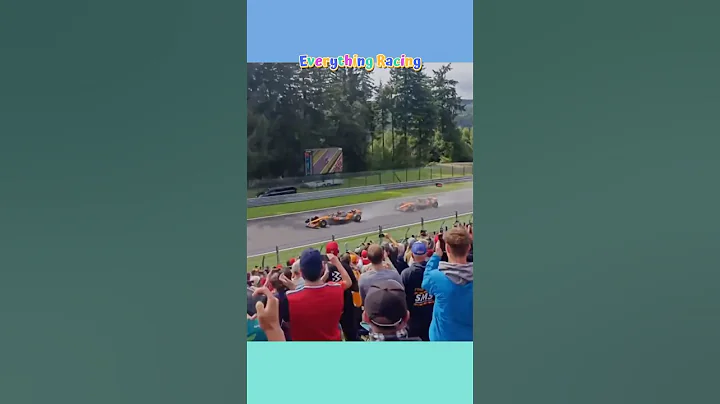 The moment Oscar Piastri overtook Lando Norris on Lap 1 of Belgian GP #belgiangp #oscarpiastri #f1