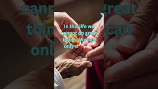 Small Acts, Big Love: The Secret to a Meaningful Life. #SmallActsBigLove #LoveInAction #Kindness