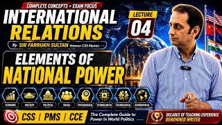 Elements of National Power | CSS International Relations (IR) | Sir Farrukh Sultan | CSS PMS CCE screenshot 4