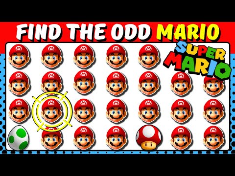 Find the ODD one Out: Super Mario Bros  Word Search Quiz Game! 🔍🍄 