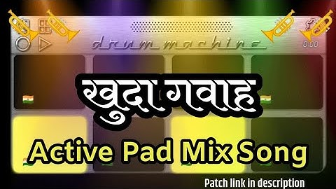 Khuda Gawah || Drum Machine patch Download  #banjo #drummachine  #nonstop 🎧
