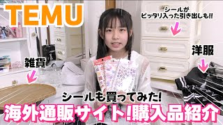 【購入品紹介】TEMUにもシールがあるって!シール帳とシール入れる引き出しも