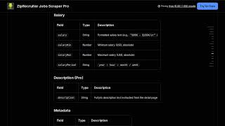 ZipRecruiter Jobs Scraper Pro — Apify Actor Walkthrough