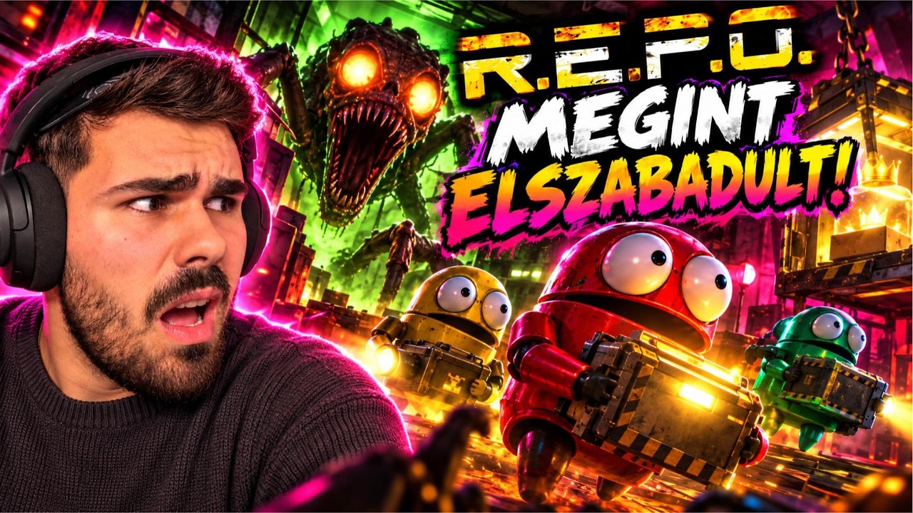 R. E. P. O. | Funny Moments #2 – EZ MEGINT TELJES KÁOSZ LETT 💀😂