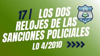 ⏱️ The Two Clocks of POLICE DISCIPLINARY SANCTIONS | LO 4/2010