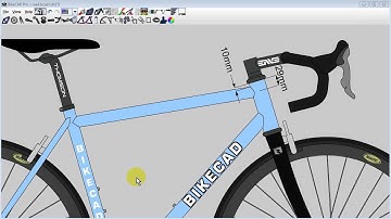 Controlling the extension of the head tube and seat tube in BikeCAD