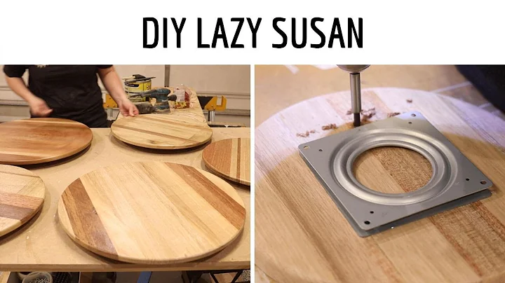 DIY | How to make a Lazy Susan with detailed hardw...