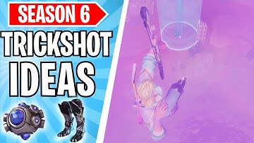 5 Simple SEASON 6 Trickshot Ideas (Fortnite Trickshot Tutorial)