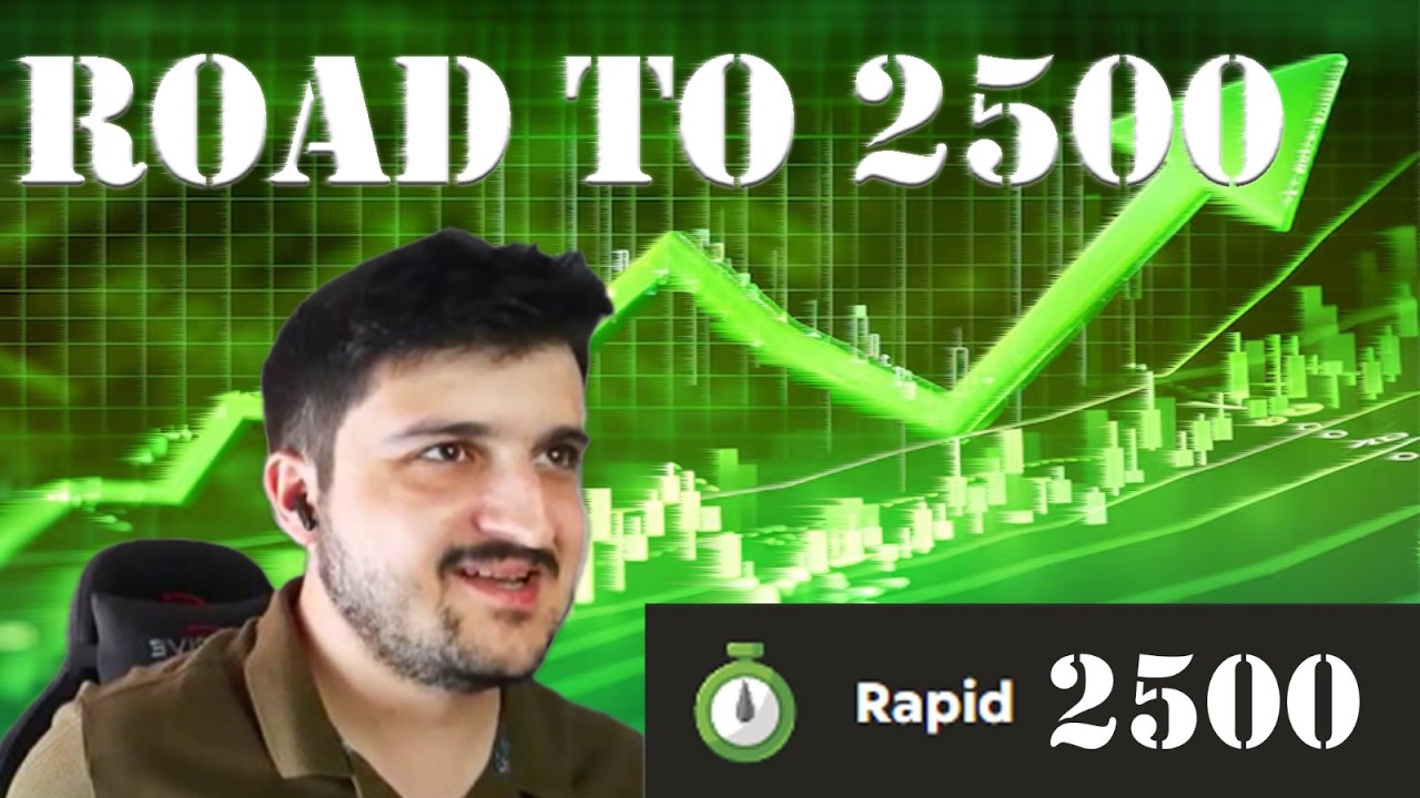 Amazing Last Trick! Instructive Rapid Chess | Road to 2500 – Day 45