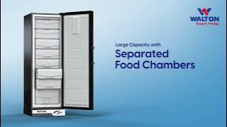 Walton Vertical Freezer | Separate Food Chambers | Available Capacities: 272 and 334 Litre | Walton