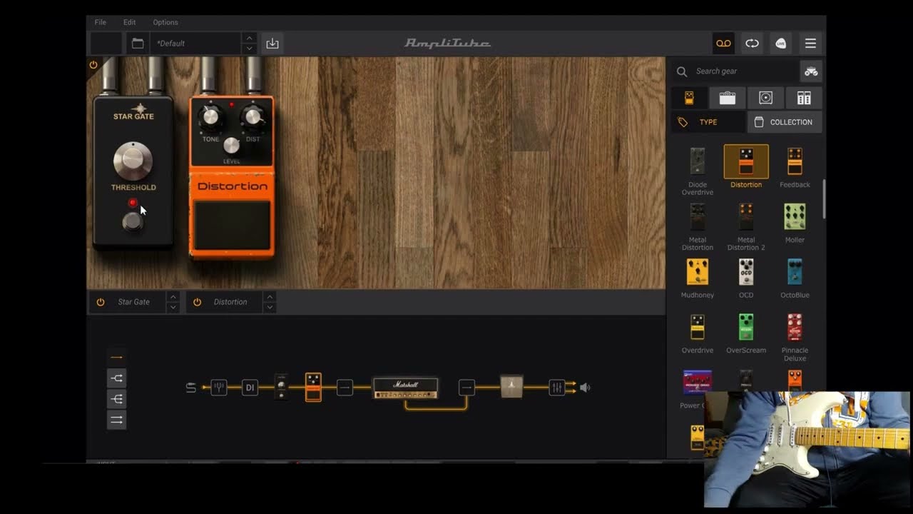 Amplitube 5 Clean, Rhythm and lead sound from one amp YouTube