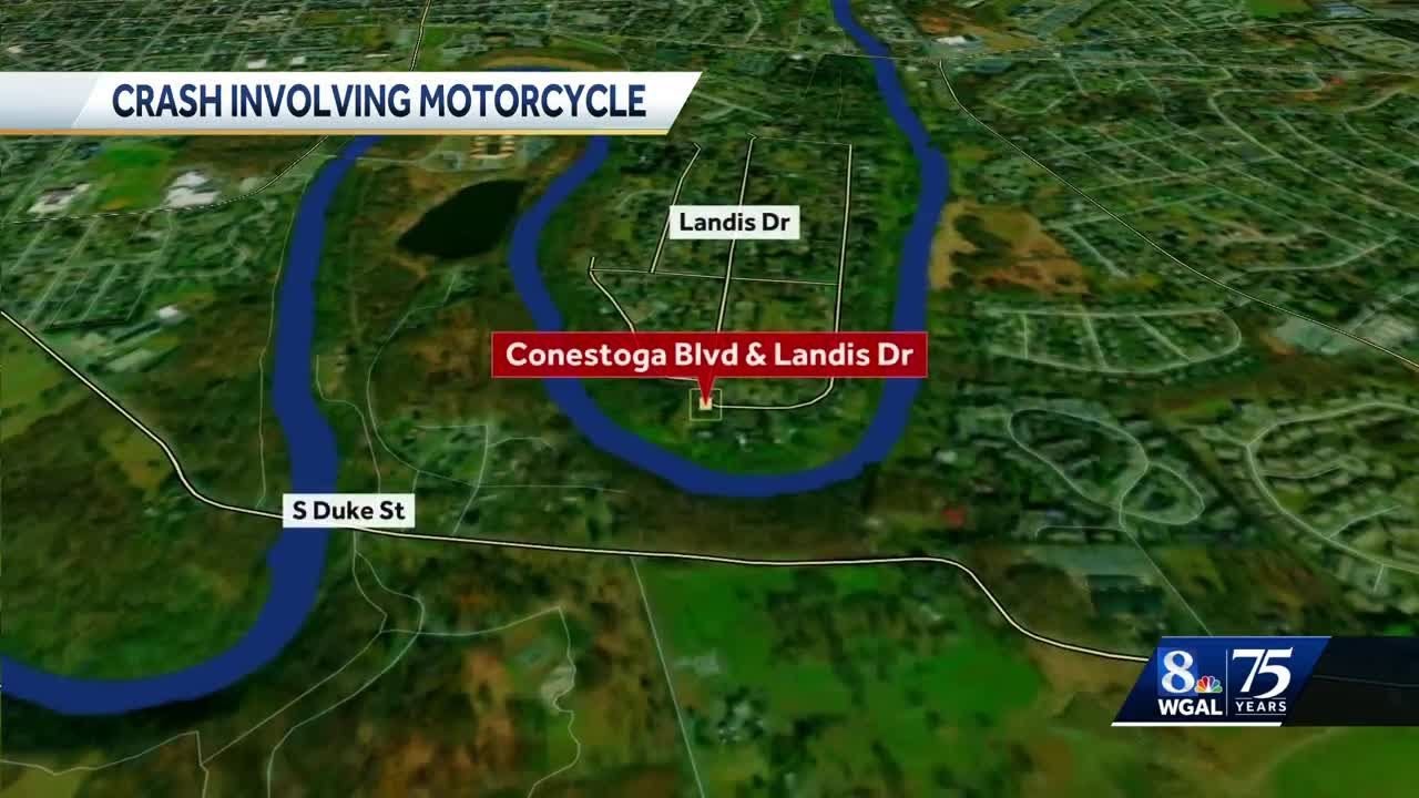 Motorcycle crash in Lancaster County - YouTube