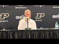 Post Game Presser | Purdue 83 Maryland 78 | Head Coach Matt Painter