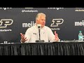 Post Game Presser | Purdue 83 Maryland 78 | Head Coach Matt Painter