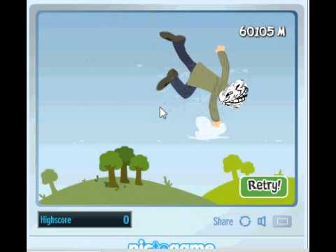 Kick Troll kick the troll game - YouTube