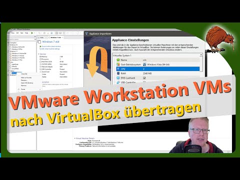 Virtuelle Maschinen von VMware nach VirtualBox exportieren