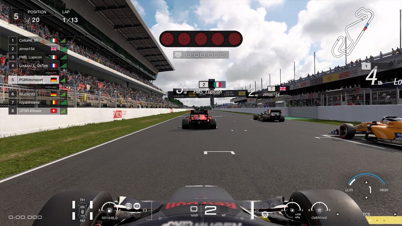 Gran Turismo™SPORT Daily Race 1174 Barcelona Dallara SF19 Super Formula / Honda Onboard